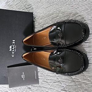 Coach Odette patent leather shoe